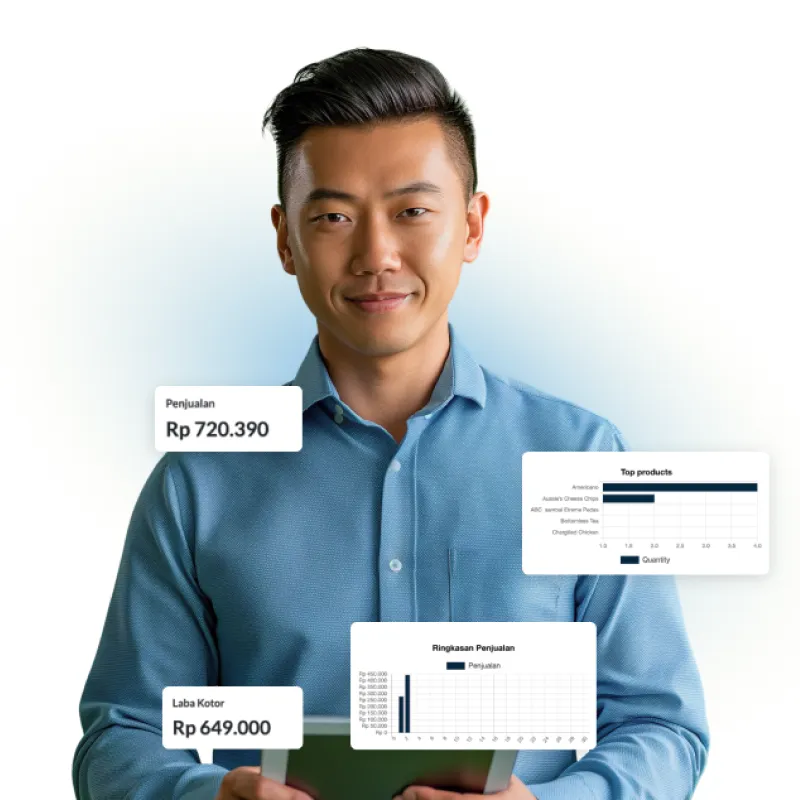 Tampilan modul inventori Antara Systems